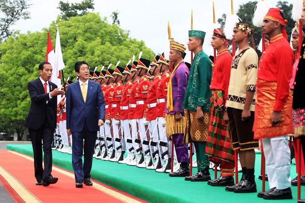 PM Jepang Akui Keindahan Istana Bogor