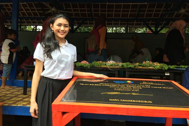 Natasha Mannuela Gelar Syukuran dan Resmikan Sekolah Alam Tunas Mulia