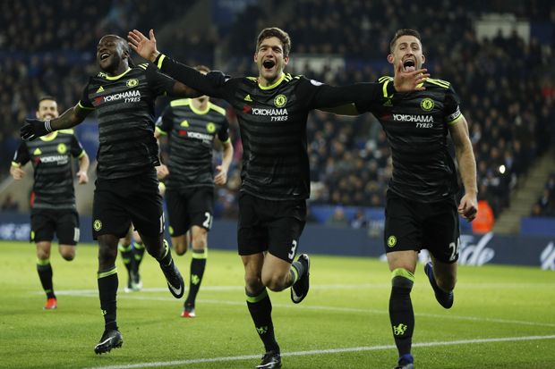 Dua Gol Bek Kiri, Bantu Chelsea Habisi Leicester City