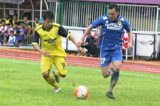 Kolaborasi Junior-Senior Persib Bantai Priangan United 7 Gol