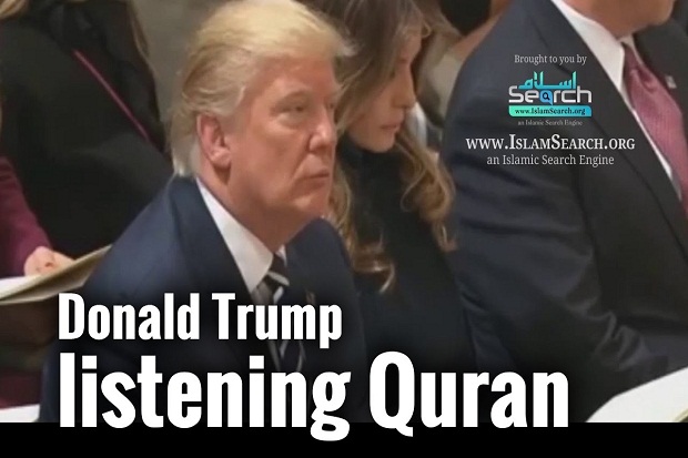 Presiden Trump Dengarkan Lantunan Ayat Alquran saat Pelantikan