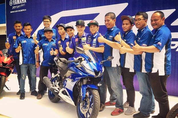 Mampir ke Sentul, Vinales Ikut Resmikan Tim Yamaha Racing Indonesia