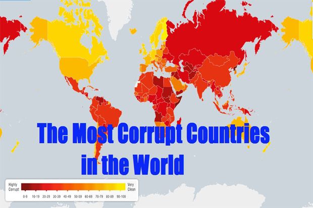 Ini Negara Paling Korup di Dunia, Indonesia Peringkat 90