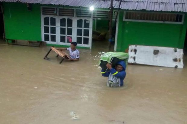 Diguyur Hujan Sehari, Empat Kelurahan di Manado Terendam Banjir