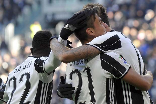 Juventus Singkirkan 10 Pemain Milan