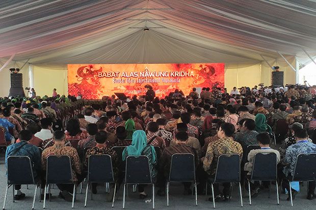 Presiden Jokowi Groundbreaking Bandara New Yogyakarta International Airport