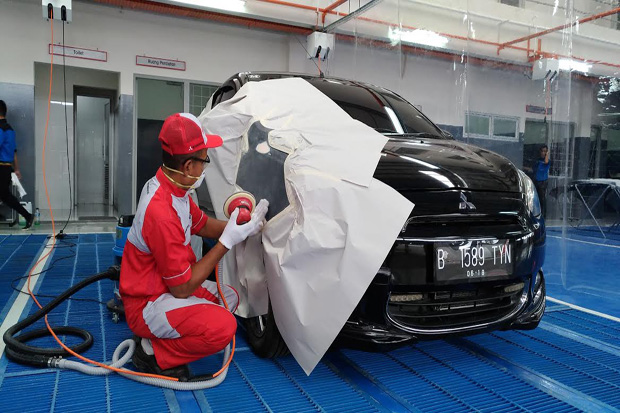 PT KTB Resmikan Mitsubishi Bodi & Cat Pertama di Jabodetabek