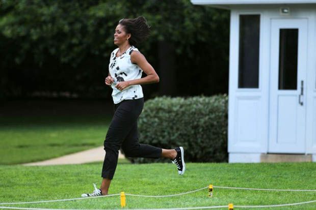 Lompat Tali Rahasia Sehat Michelle Obama