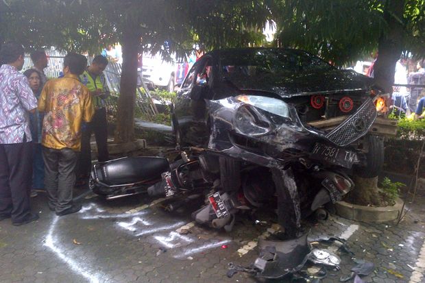 Polisi Tetapkan Pengemudi Vios Maut sebagai Tersangka