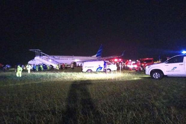Pesawat Garuda Tergelincir, 50 Penerbangan di Bandara Adisutjipto Dijadwal Ulang