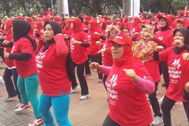 Tanda Kebangkitan Senam Indonesia di Senayan
