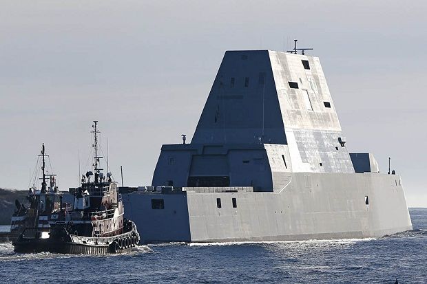 Takuti Kim Jong-un, AS Akan Kirim Kapal Perang Terbesar USS Zumwalt