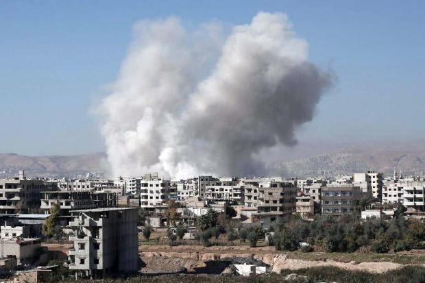 Serangan Udara Bombardir Homs, 9 Tewas