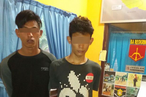 Dua Pemuda Ini Dibekuk Polisi saat Transaksi Sabu