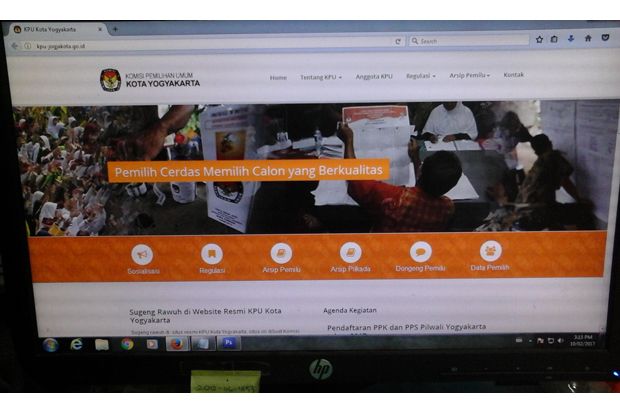 Setelah Diretas, Website KPU Yogyakarta Kembali Pulih