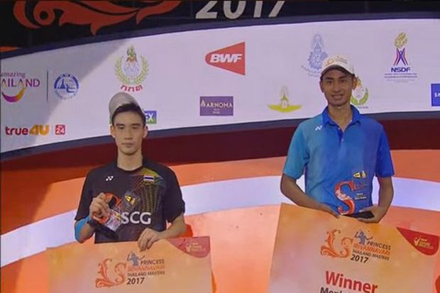 Juara Thailand Masters 2017, Tommy Sugiarto Segel Gelar Pertama