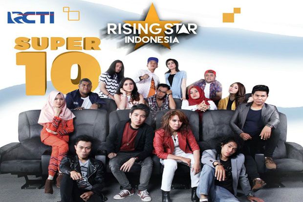 10 Peserta Pertaruhkan Nasib di Super 10 Rising Star Indonesia 2