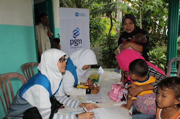PGN dan PKPU Human Initiative Berikan Layanan Kesehatan Keliling