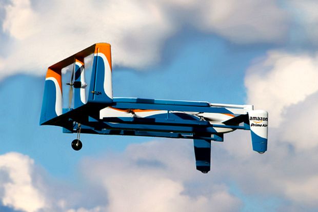 Amazon Gunakan Drone untuk Pengiriman Paket Barang