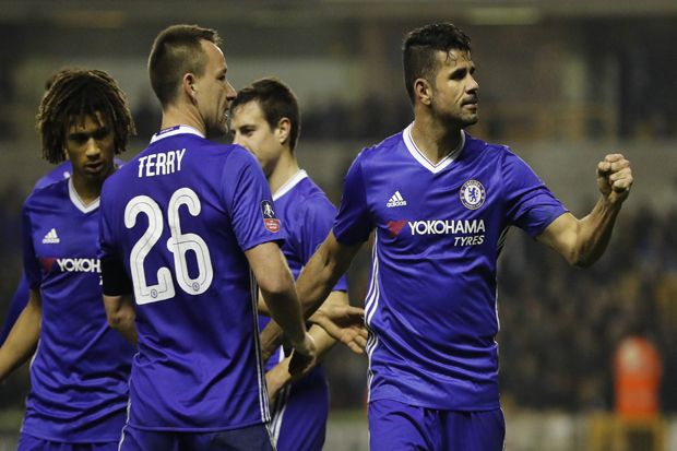 Diego Costa Jaga Peluang Chelsea Juarai Piala FA