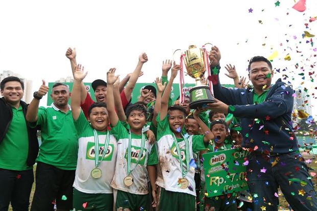 MIN 6 Gandaria Raih Juara di MILO Football Championship Jakarta