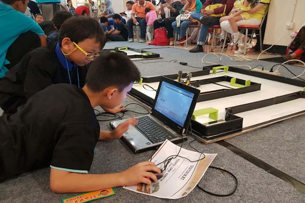 Belajar Robotic di Science Kids & Robotic Kids Fair 2017