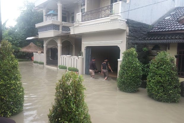 Rumah Wakil Wali Kota Serang Terendam Banjir