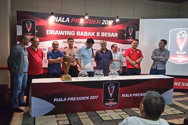 Persib Ladeni Mitra Kukar: Ini Hasil Lengkap Undian 8 Besar Piala Presiden 2017