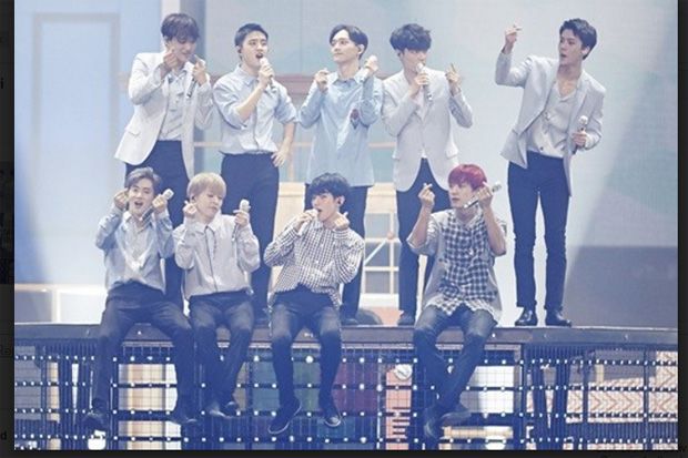 EXO Jadi Boy Band Paling Laris untuk Penghargaan Musik