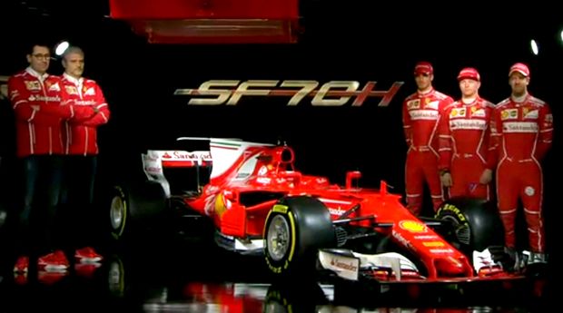 Ferrari Resmi Luncurkan Mobil Penantang Formula 1 2017