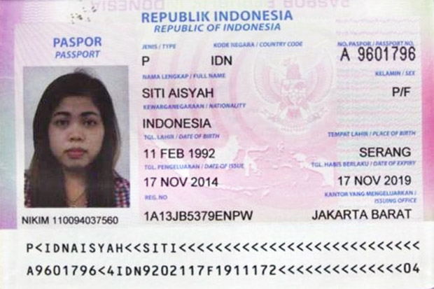 Siti Aisyah Dibayar Rp1,2 Juta untuk Lelucon Maut terhadap Kim Jong-nam