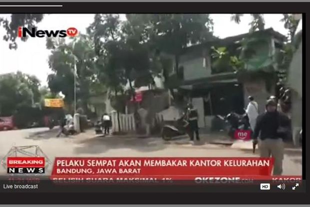 Pelaku Bom di Bandung Berhasil Dilumpuhkan