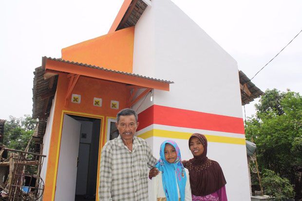 Hasil Donasi Konsumen, Alfamart Bangun 60 Rumah Layak Huni