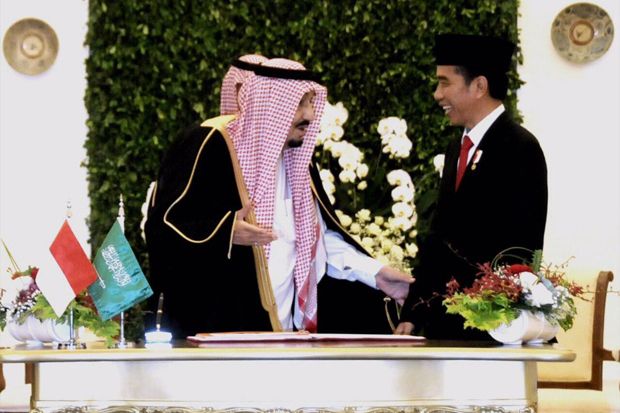 Indonesia-Arab Saudi Teken 10 Kesepakatan Kerja Sama