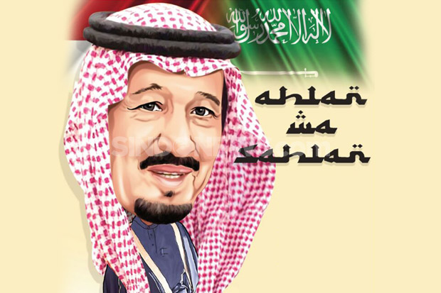 Kompak Menyambut Raja Salman