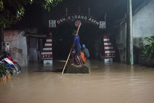 Banjir Pelalawan Riau, Puluhan Kepala Keluarga Mengungsi