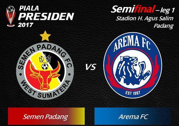 Susunan Pemain Semen Padang vs Arema FC
