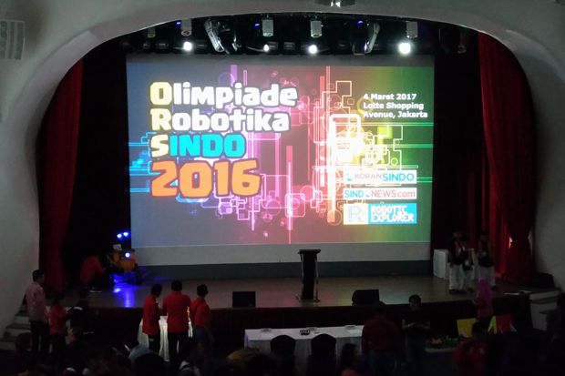 Peserta Olimpiade Robotika SINDO 2017 Padati Area Lomba