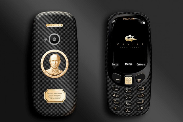 Dibalut Emas, Nokia 3310 Edisi Vladimir Putin Diluncurkan