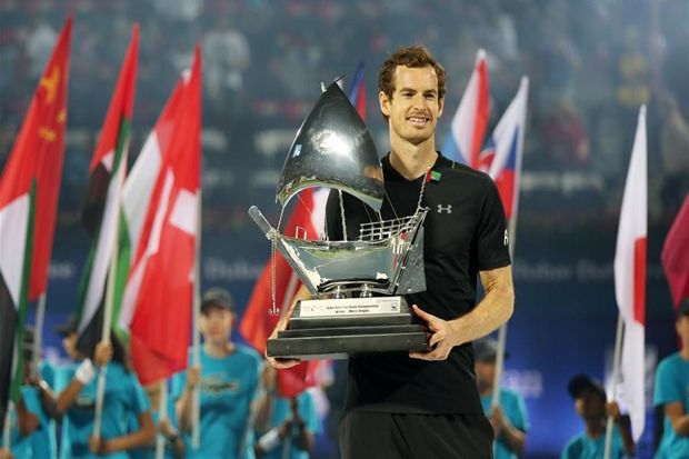 Andy Murray Raih Gelar Pertama di Dubai
