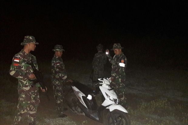 Tentara Amankan Motor di Jalur Tikus Perbatasan RI-Timor Leste