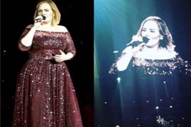 Konser di Australia, Adele Kenakan Gaun Berhias 10 Ribu Kristal