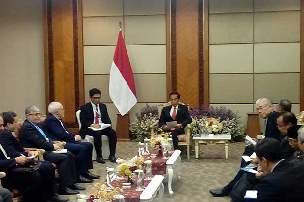 Jokowi Temui Presiden Yaman dan Menlu Iran
