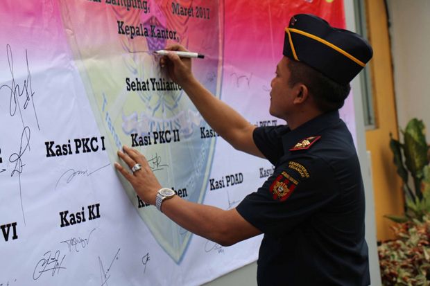 Bea Cukai Lampung Ditetapkan sebagai Wilayah Bebas Korupsi
