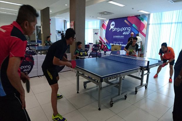 Kampanye Hidup Sehat dengan JNE Ping The Pong Cup 2017