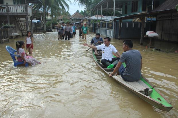 Ribuan Rumah di Batanghari Jambi Terendam Banjir