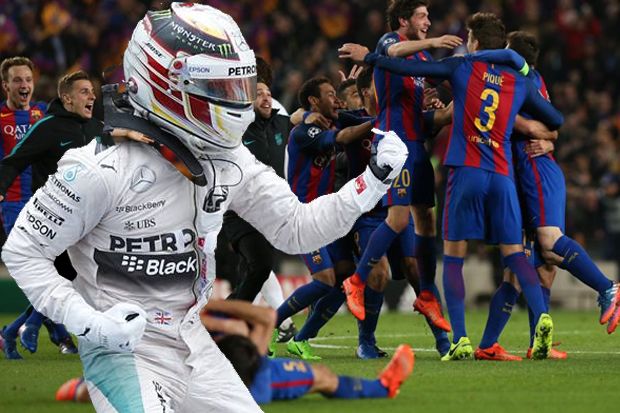 Lewis Hamilton Terinspirasi Comeback Bersejarah Barcelona