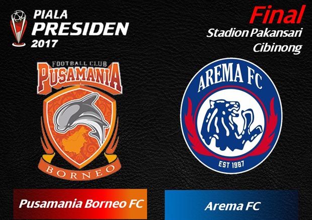 Final Piala Presiden 2017: Starting XI PBFC vs Arema FC