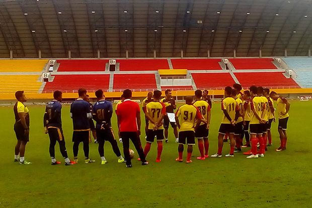 Liga 1: Jaga Kekuatan Pemain, Sriwijaya FC Terapkan Pola Latihan Anyar