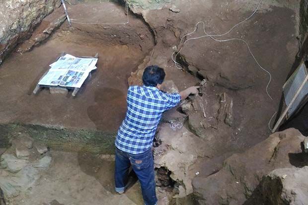 Peneliti Temukan Lagi Dua Kerangka Manusia Purba di Goa Pawon